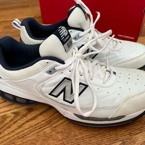 White and Blue New Balance 806 Size 11